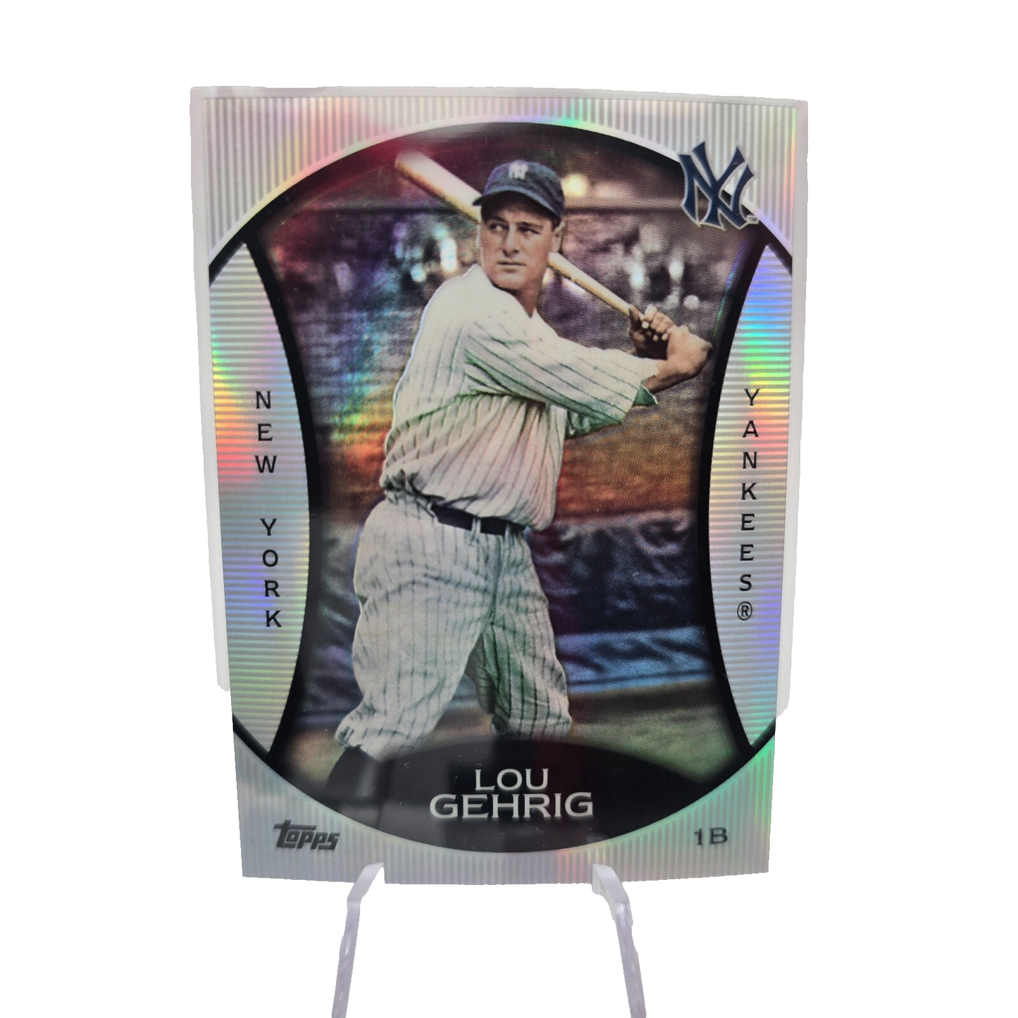 2010 Topps Legends Lou Gehrig #PC20 Platinum – Yankees HOF Walmart Cereal Insert