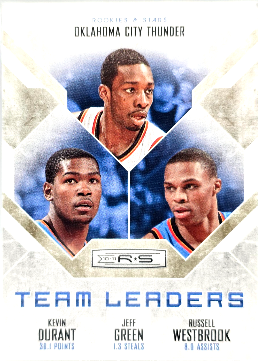 2019 Durant/Green/Westbrook #21 Panini Rookies & Stars #/499 Team Leaders