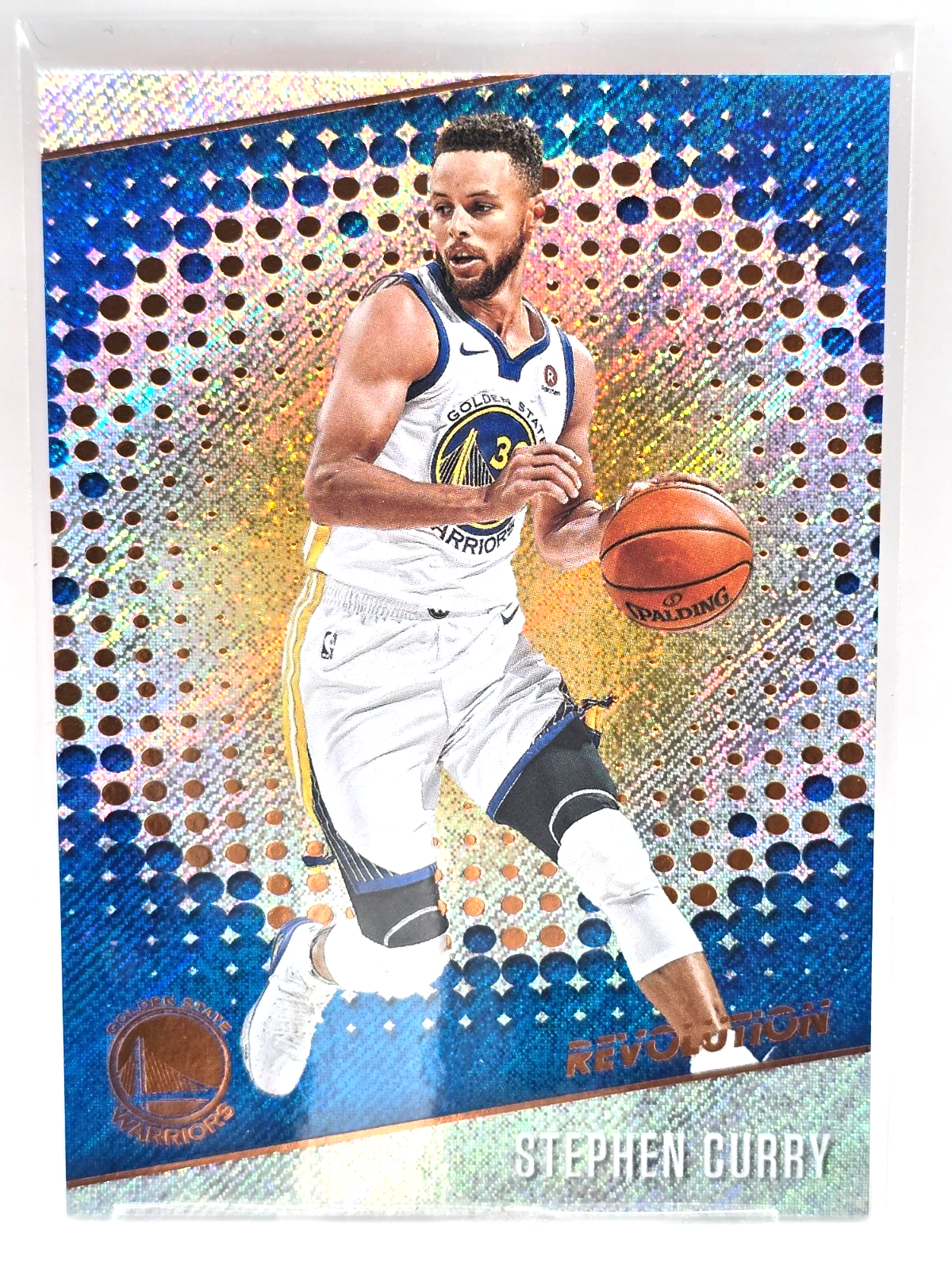 2017 Panini Revolution Stephen Curry #44 Groove Parallel β Golden State Warriors