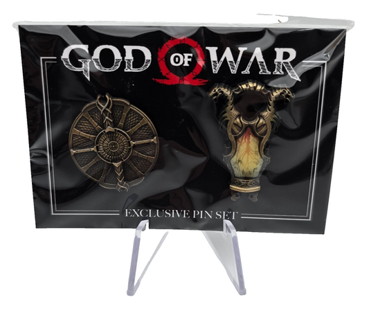 2018 Loot Crate Loot Gaming God of War Pin Set Exclusive Limited Edition New