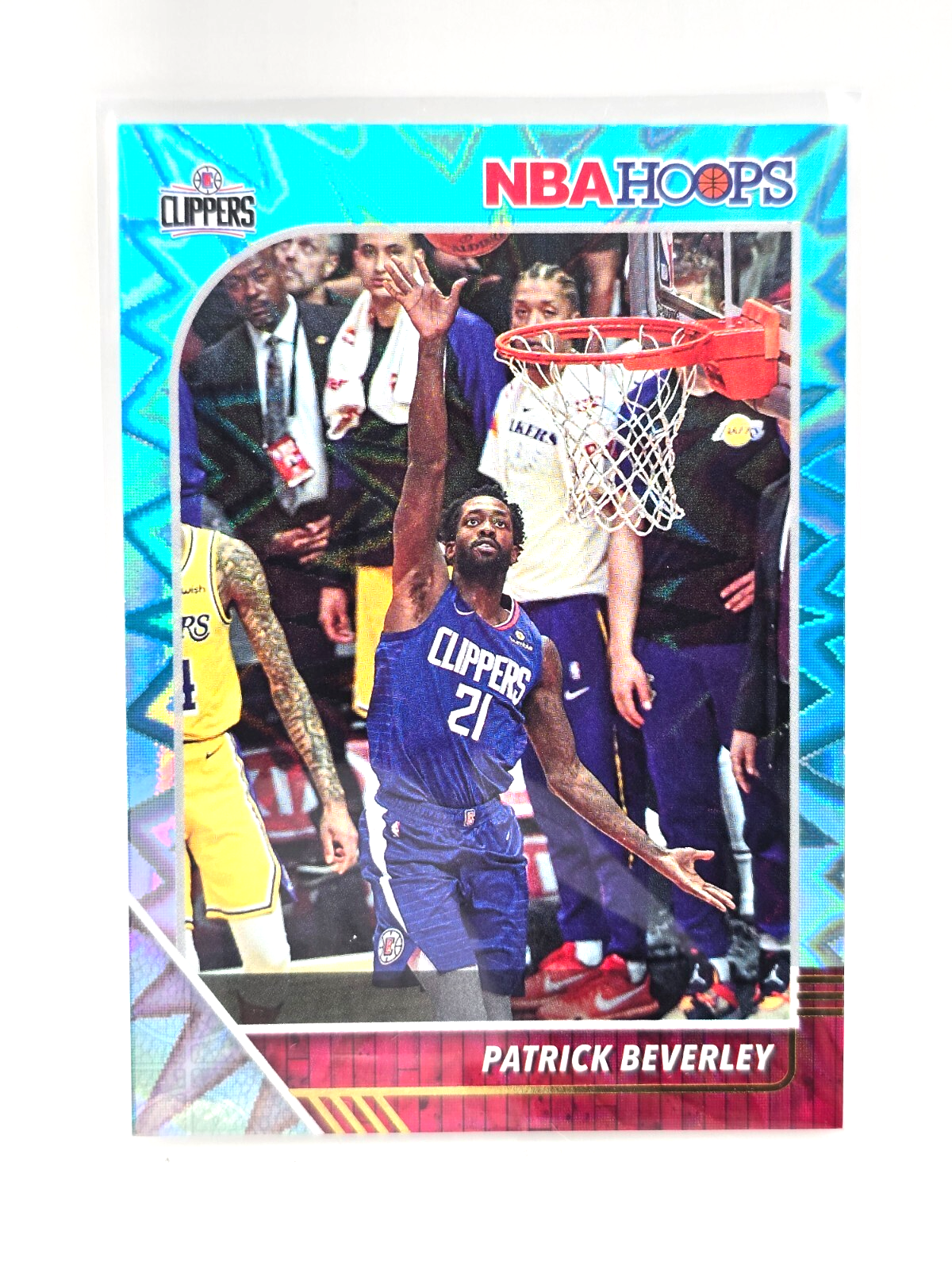 2019 Hoops Patrick Beverley #271 Blue Explosion β SSP Parallel LA Clippers NBA