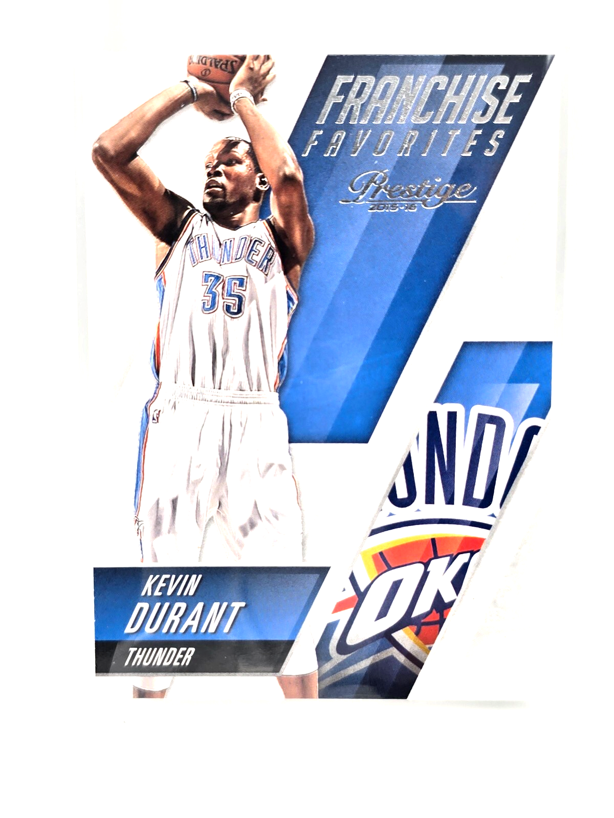 2015‑16 Panini Prestige Kevin Durant #7 Franchise Favorites Insert – NBA Thunder