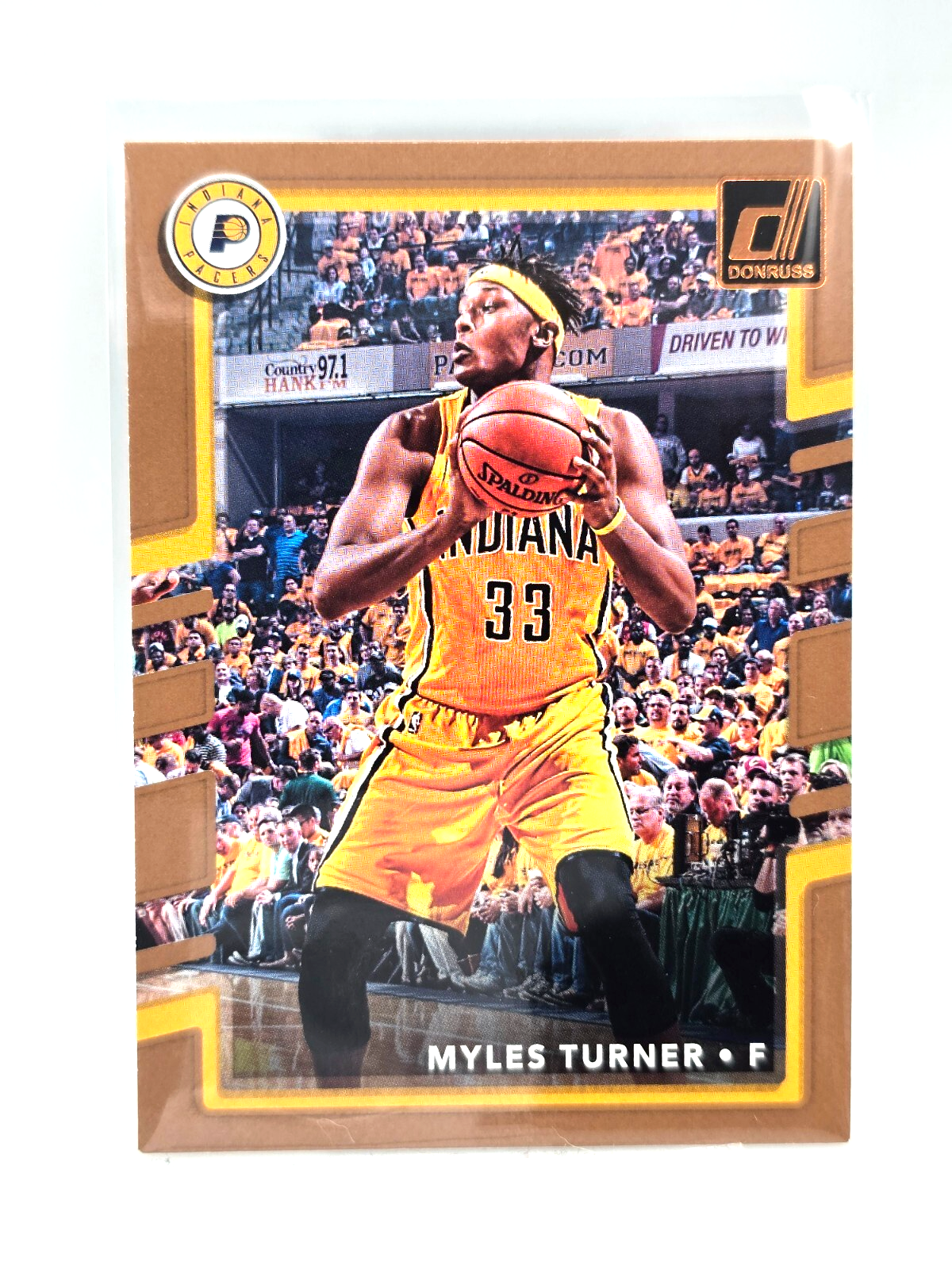 2017โ18 Donruss Myles Turner #58 โ Indiana Pacers NBA Basketball Card