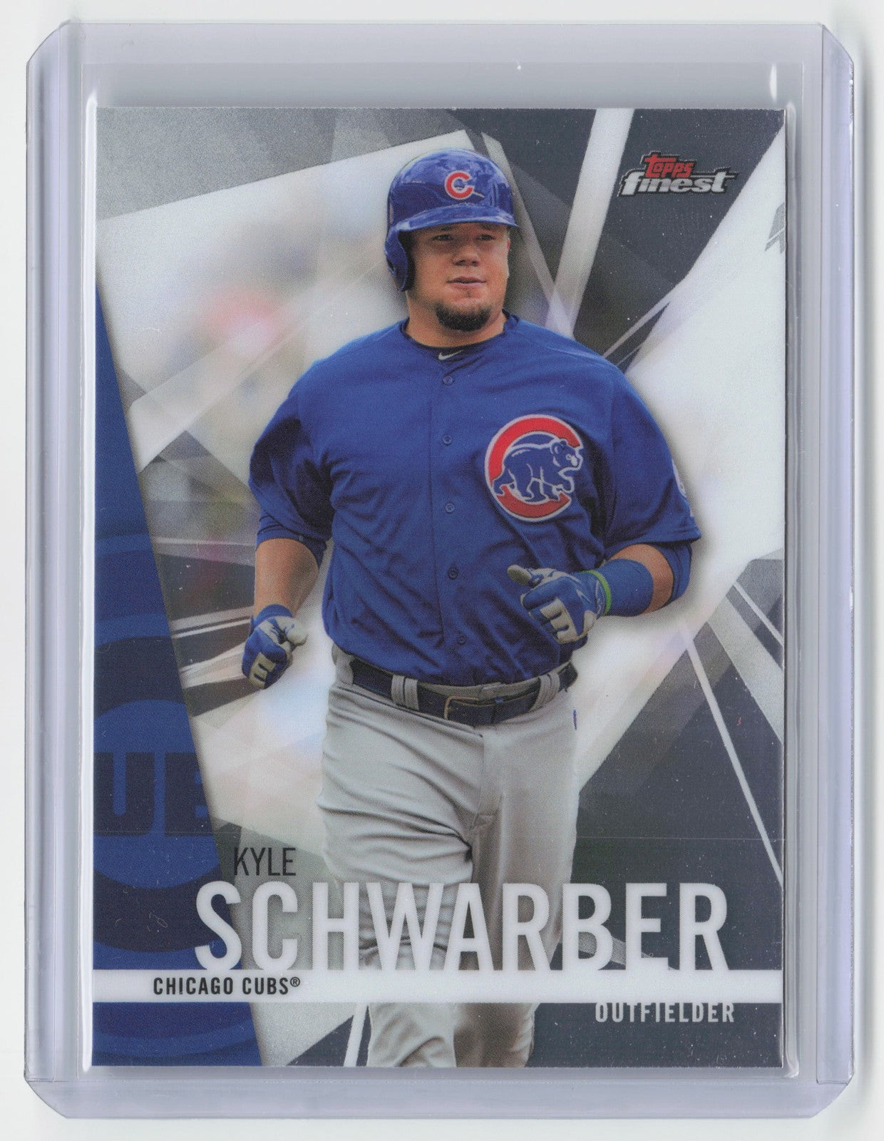 2017 Finest Kyle Schwarber #54 Chicago Cubs Baseball