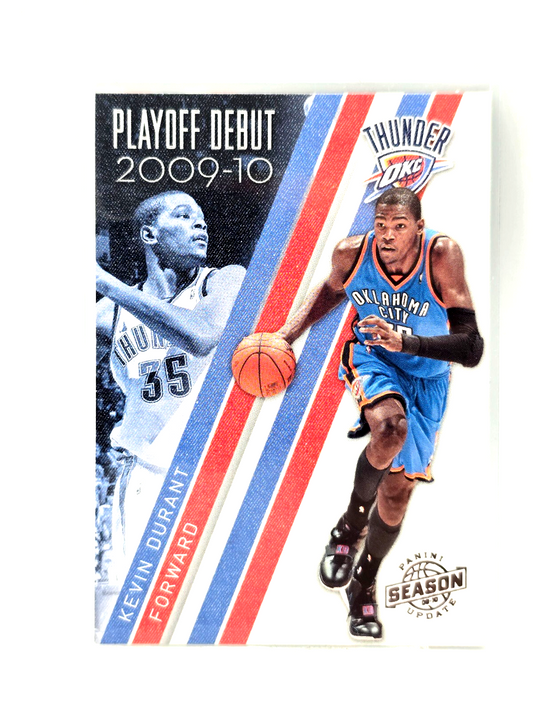 2009‑10 Panini Season Update Kevin Durant #1 Playoff Debut NBA Card