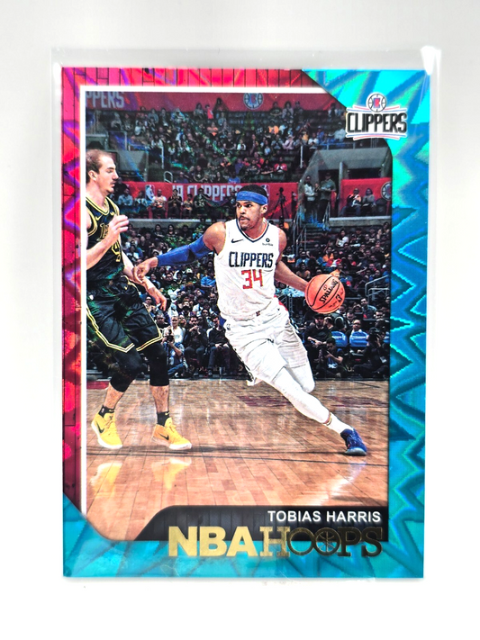 2018 Hoops Tobias Harris #95 Teal Explosion – SSP Parallel Los Angeles Clippers