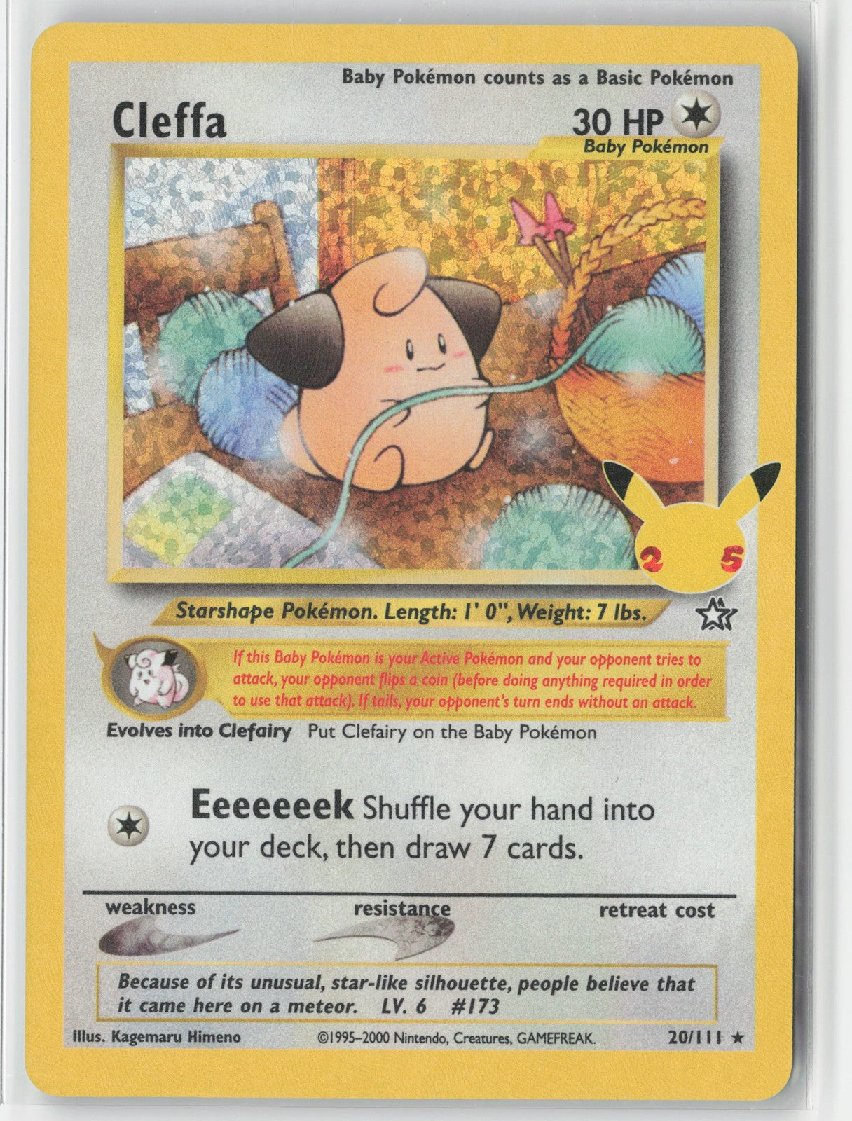 Cleffa #20/111 Celebrations: Classic Collection Pokemon