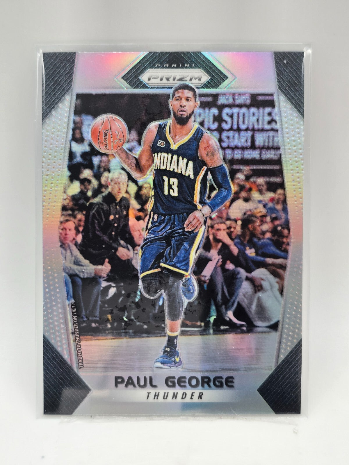 2017 Panini Paul George #264 TRUE Silver Parallel Pacers Thunder Clippers NBA