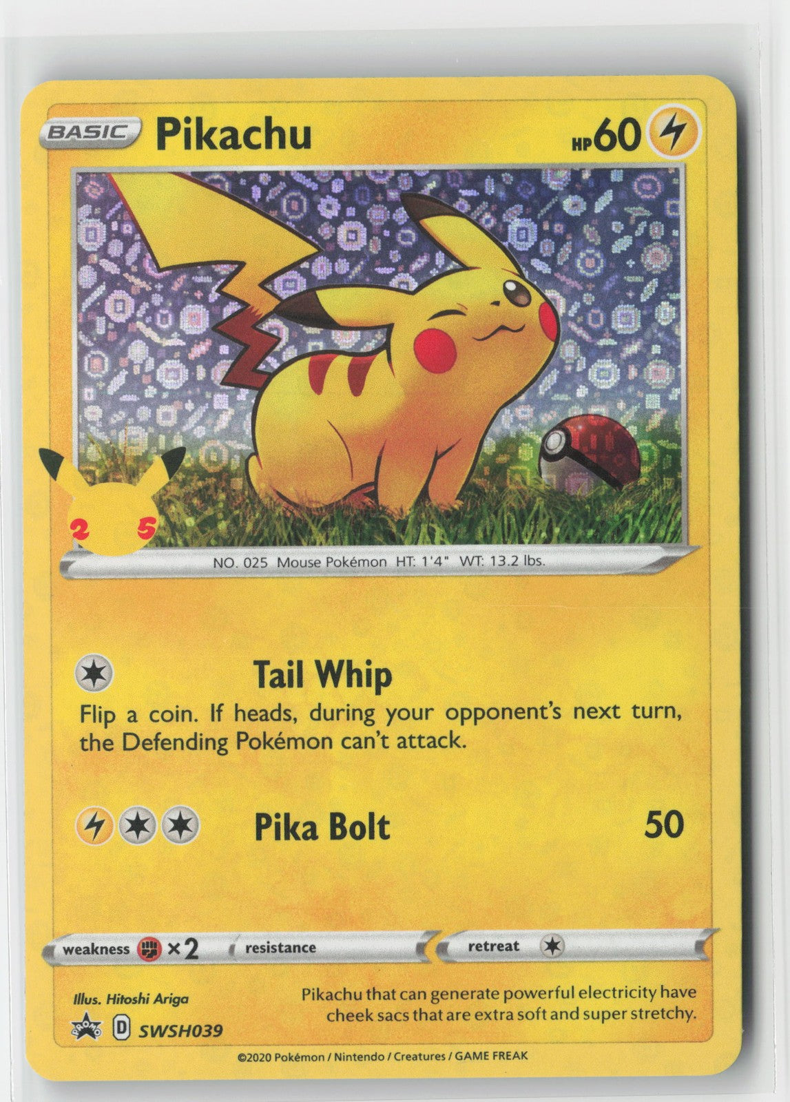 Pikachu #SWSH039 Miscellaneous Cards & Products Pokemon