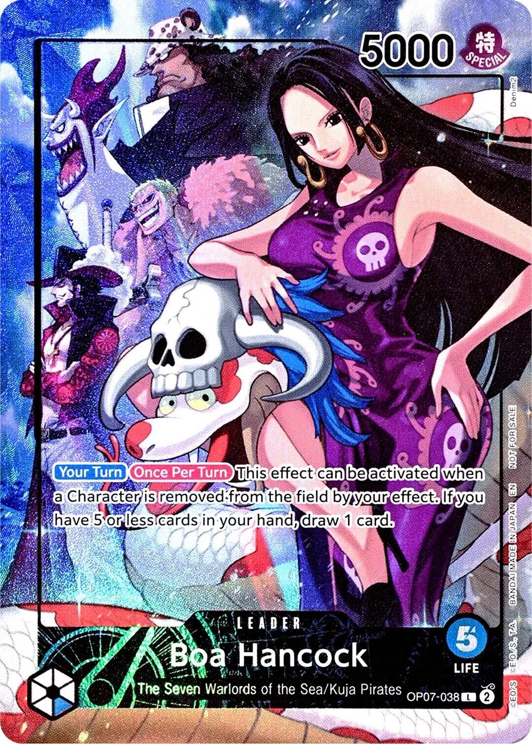 2025 One Piece PSA Magazine Promo Boa Hancock OP07-038 β Sealed Promo Card