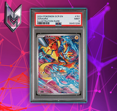 Zeraora Illustration Rare 151/142 Stellar Crown 2024 Pokémon Card MINT PSA 9