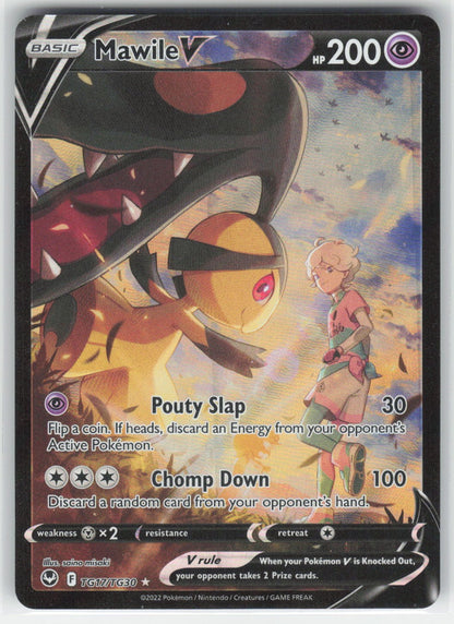 Mawile V - SWSH12: TG SWSH12: Silver Tempest Trainer Gallery #TG17/TG30 Ultra Ra