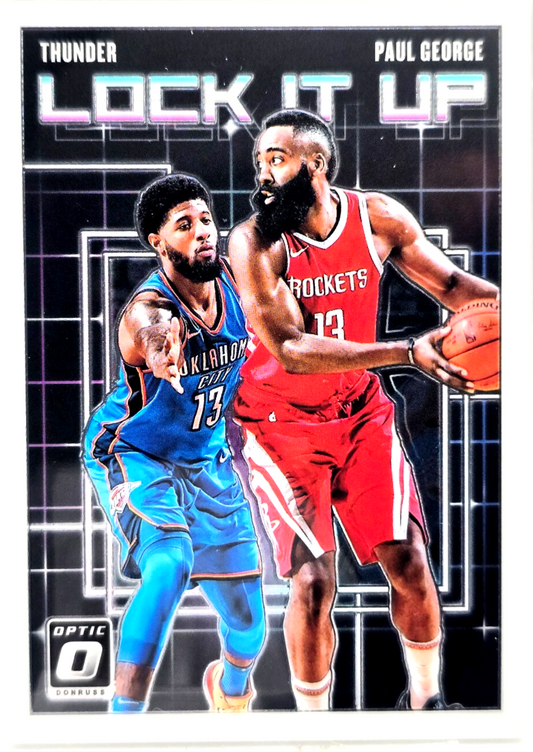 2018 Donruss Optic Paul George #6 Lock It Up – Insert Oklahoma City Thunder