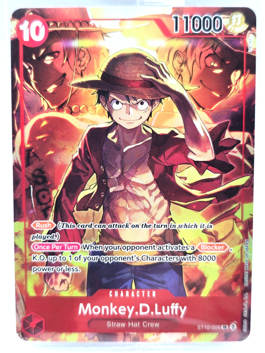 One Piece Card Game Monkey D. Luffy ST10-006 SR – Treasure Booster Sealed Promo