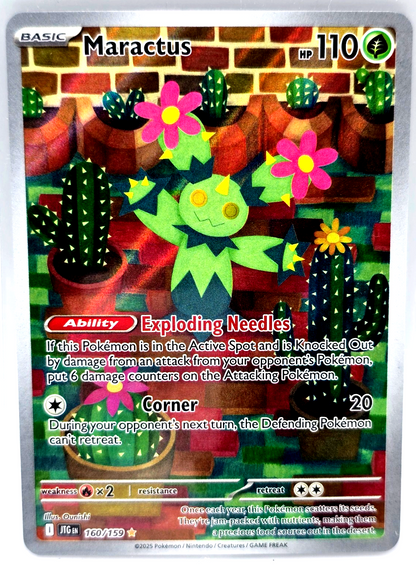 Maractus Illustration Rare 160/159 Journey Together Pokémon TCG