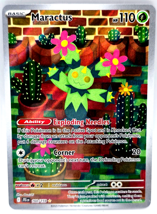 Maractus Illustration Rare 160/159 Journey Together Pokémon TCG