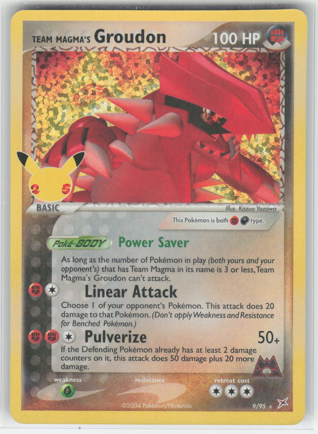 Team Magma's Groudon - 9/95 (EX Team Magma vs Team Aqua) - PR Deck Exclusives #0