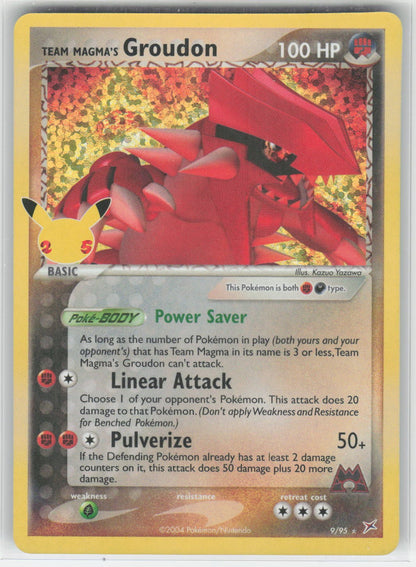 Team Magma's Groudon - 9/95 (EX Team Magma vs Team Aqua) - PR Deck Exclusives #0