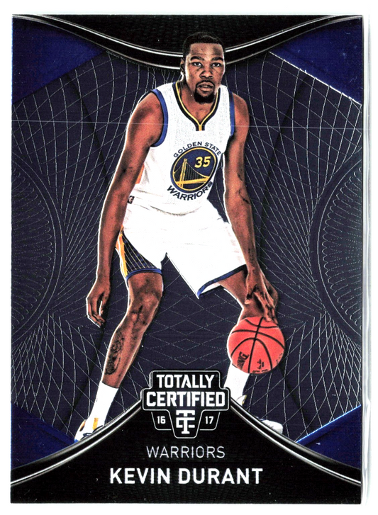 2016-17 Panini Totally Certified Kevin Durant #34 Golden State Warriors Card