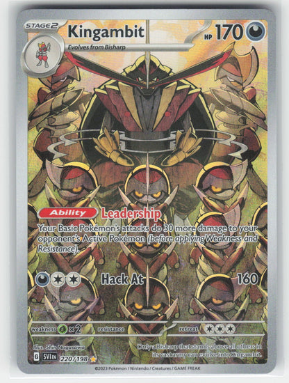Kingambit - SVI SV01: Scarlet & Violet Base Set #220/198 Illustration Rare Holo