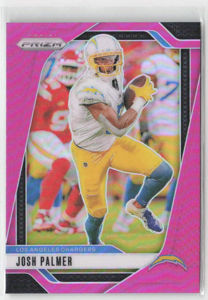 2024 Panini Prizm Josh Palmer #159 Pink Los Angeles Chargers Football