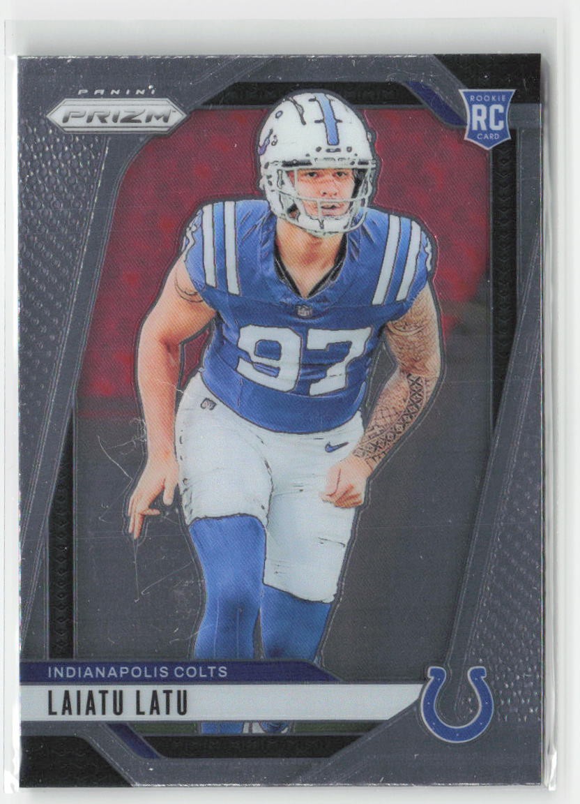 2024 Panini Prizm Laiatu Latu #366 Rookie Indianapolis Colts Football