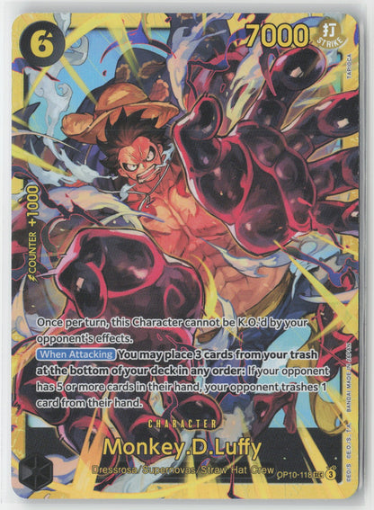 Monkey.D.Luffy OP10-118 SEC One Piece TCG 500 Years in the Future English