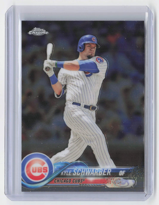 2018 Topps Chrome Kyle Schwarber #56 Baseball
