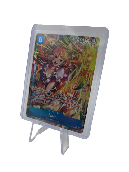 One Piece TCG Nami Alternate Art OP11-054 A Fist of Divine Speed Foil Card