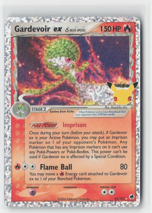Gardevoir ex (Delta Species) #93/101 Celebrations: Classic Collection Pokemon