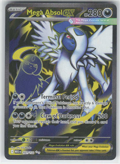 Mega Absol ex - - MEG ME01: Mega Evolution #161/132 Ultra Rare Holo NM
