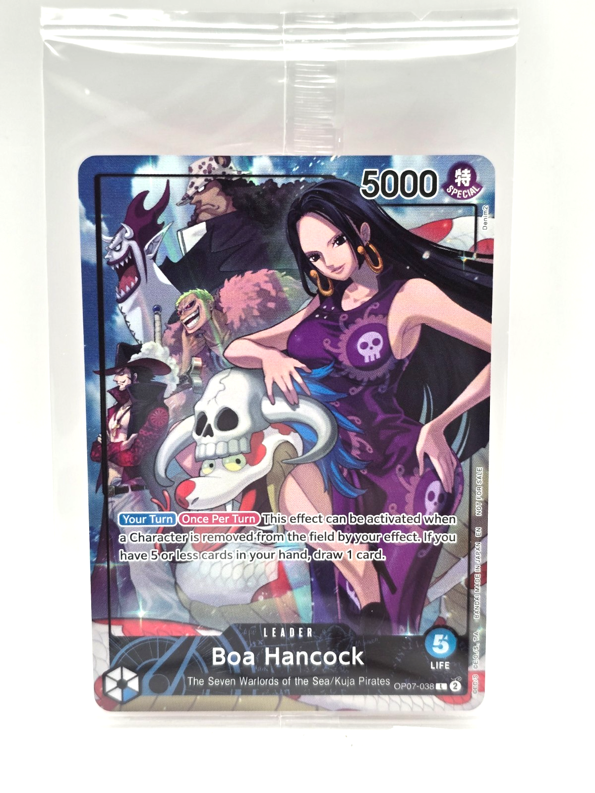 2025 One Piece PSA Magazine Promo Boa Hancock OP07-038 – Sealed Promo Card