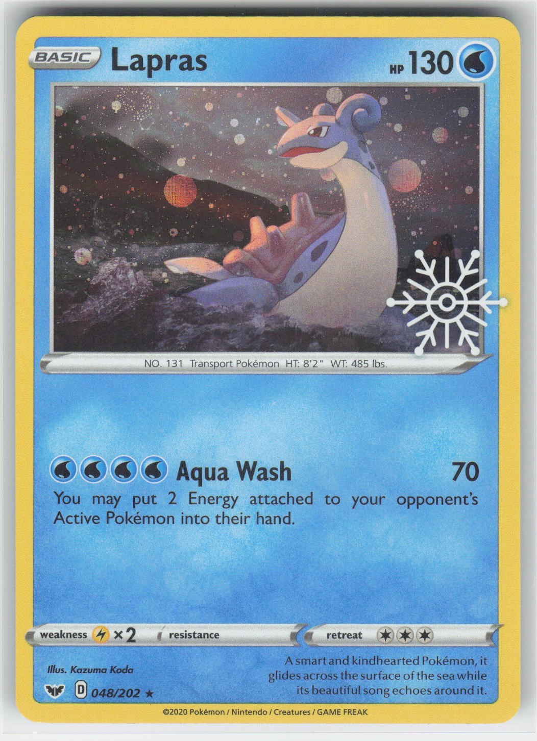 Lapras - (Holiday Calendar) - MCAP Miscellaneous Cards & Products #048/202 Promo