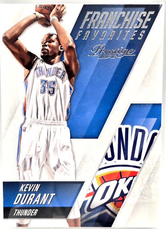 2015‑16 Panini Prestige Kevin Durant #7 Franchise Favorites Insert – NBA Thunder