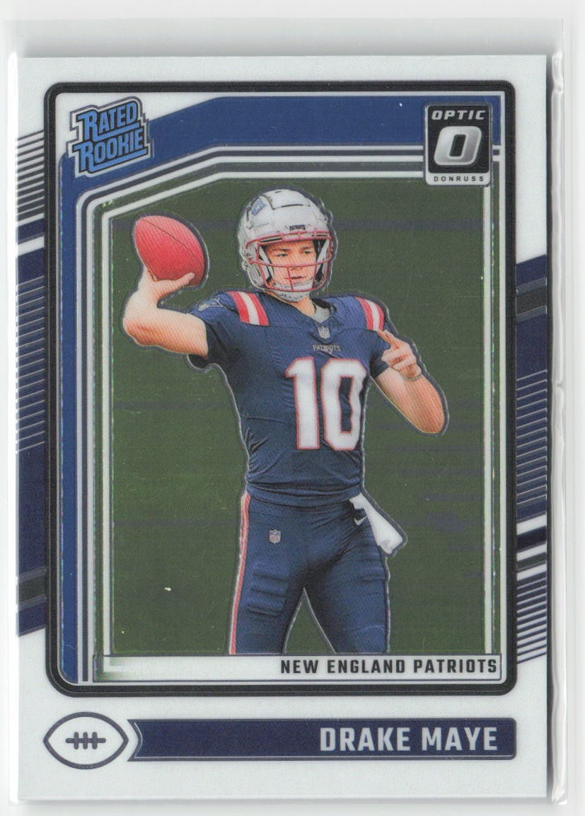 2024 Donruss Optic Drake Maye #229 Rookie New England Patriots Football