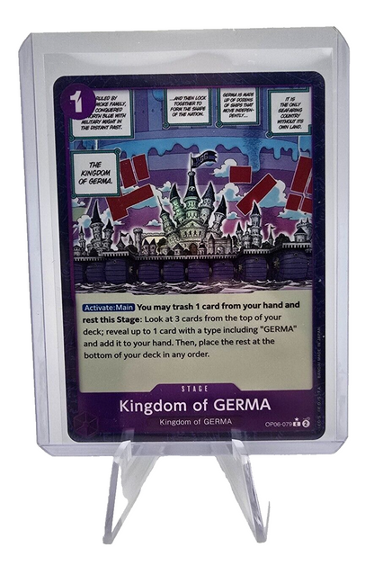 Kingdom of GERMA ALT OP06-079 Textured Foil PRB01 The Best One Piece English
