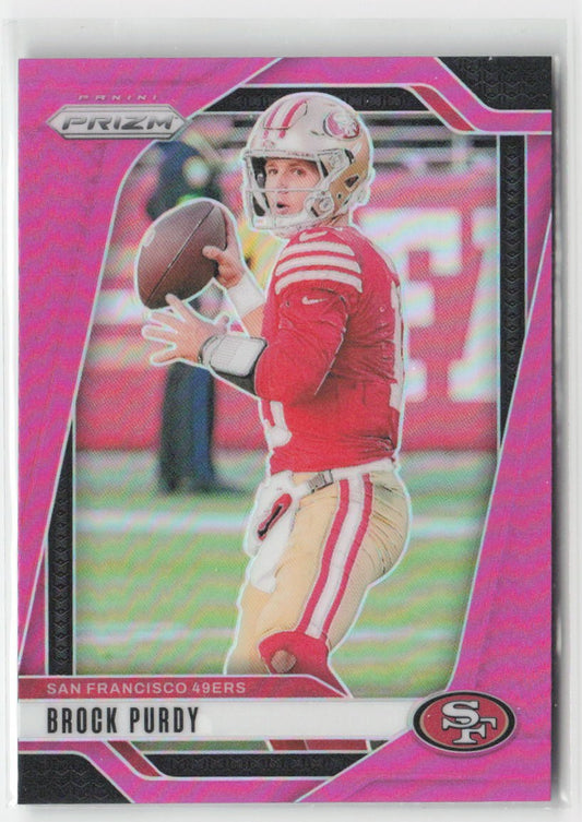 2024 Panini Prizm Brock Purdy #249 Pink San Francisco 49ers