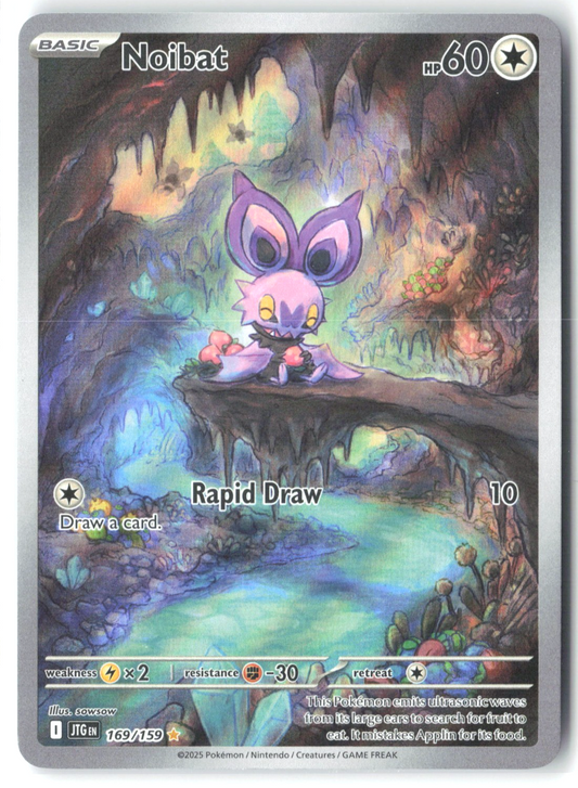 2025 Pokémon TCG Noibat #169/159 Journey Together Illustration Rare