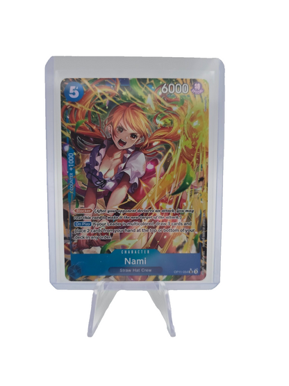 One Piece TCG Nami Alternate Art OP11-054 A Fist of Divine Speed Foil Card