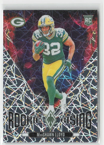 2024 Panini Phoenix MarShawn Lloyd #RR-MLD Rookie Rising Lazer Green Bay Packers