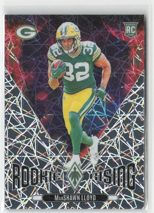 2024 Panini Phoenix MarShawn Lloyd #RR-MLD Rookie Rising Lazer Green Bay Packers