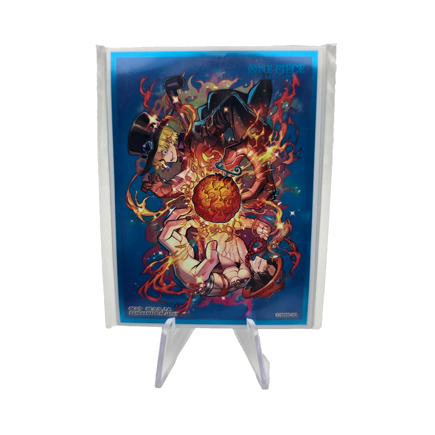 One Piece Official Promotion Ace & Sabo 10 Ct Don Bandai Card Sleeves