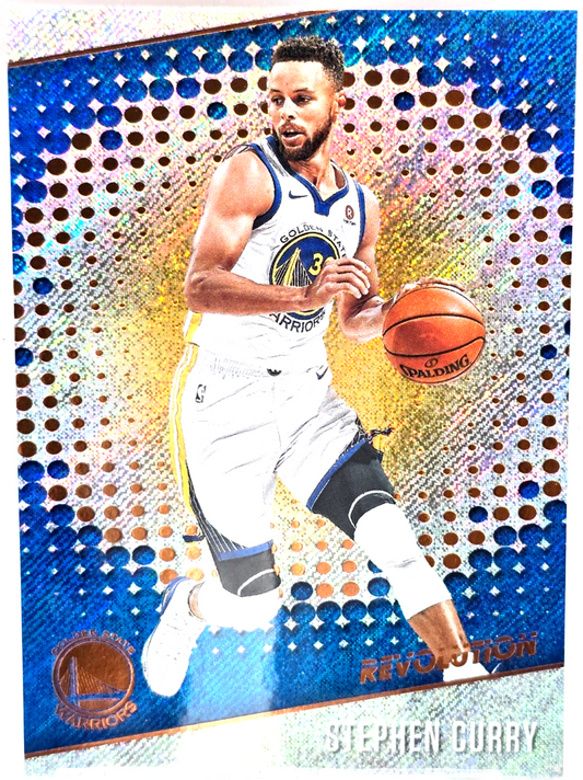 2017 Panini Revolution Stephen Curry #44 Groove Parallel – Golden State Warriors