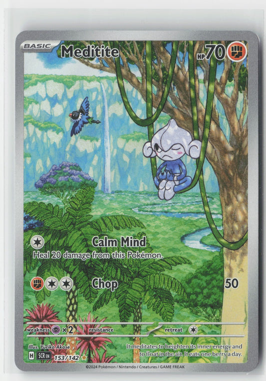 Meditite #153/142 SV07: Stellar Crown Pokemon