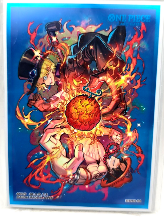 One Piece Official Promotion Ace & Sabo 10 Ct Don Bandai Card Sleeves