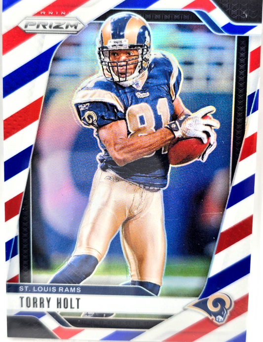 2020 Panini Prizm Torry Holt Red White & Blue Prizm St. Louis Rams WR HOF