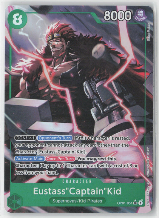 Eustass Captain Kid Alt Art OP01-051 One Piece TCG Romance Dawn English