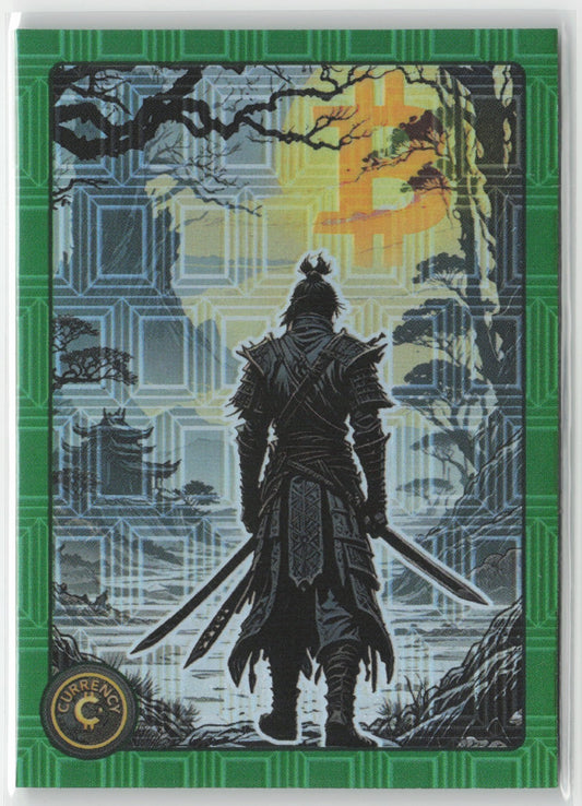 2024 Satoshi Nakamoto #45 Emerald Gem Refractor /99 Cardsmiths Currency Series 4