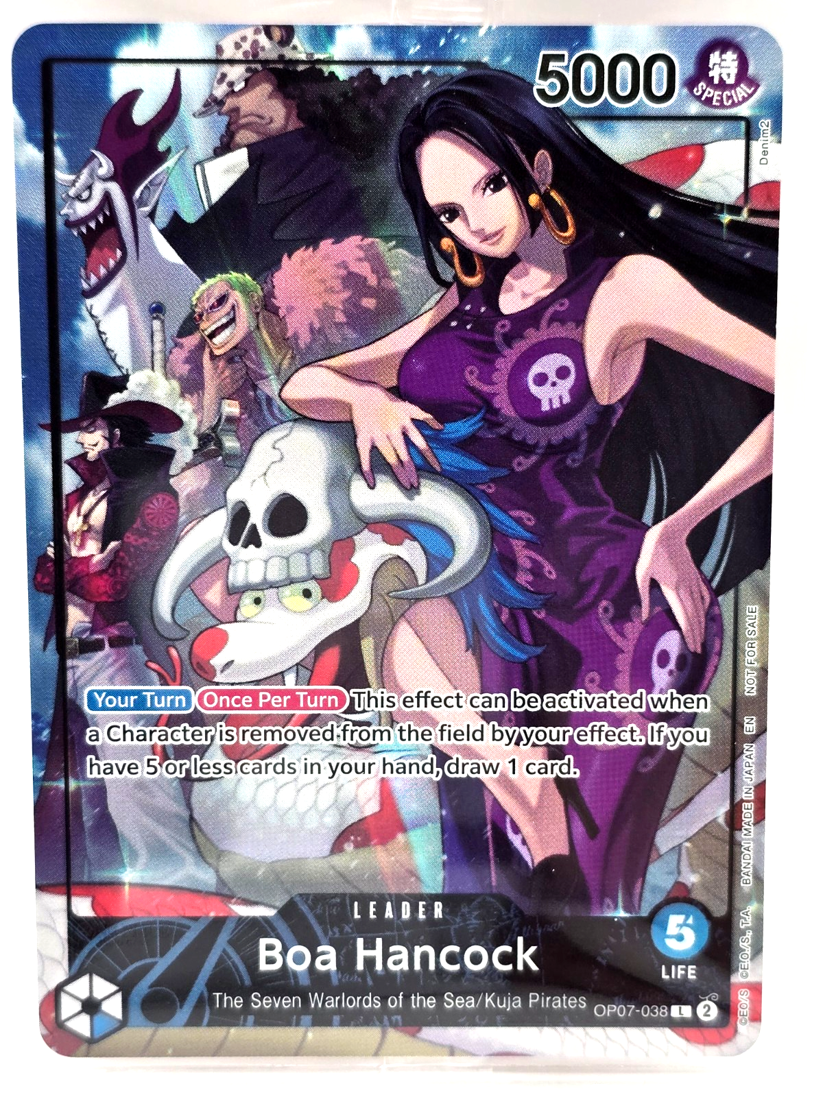 2025 One Piece PSA Magazine Promo Boa Hancock OP07-038 – Sealed Promo Card
