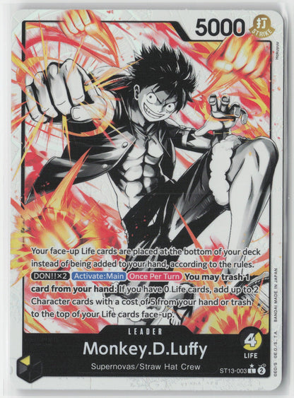 Monkey.D.Luffy ST13-003 One Piece TCG Ultra Deck The Three Brothers English